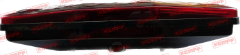 Preview: 20940 Kempf Rückleuchte, 3K, links, eckig, 244x147 mm, ohne Kennzeichenleuchte